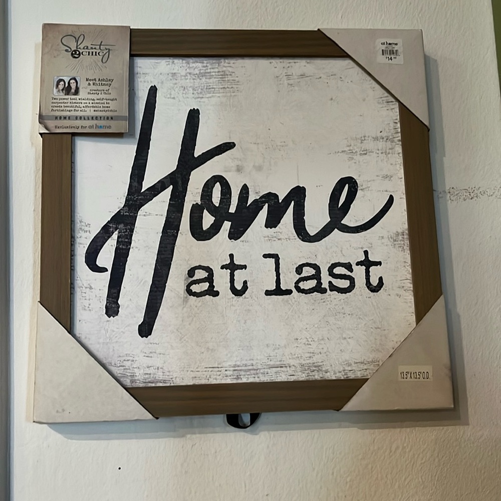 NWT home at last. This is from the place called at home.
